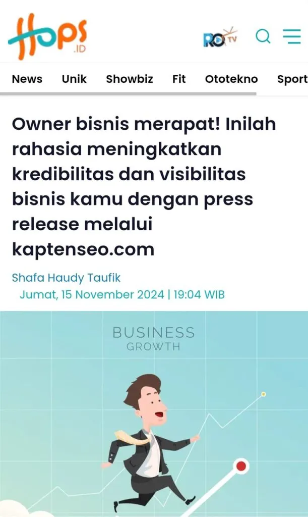 publikasi kaptenseo di media hops.id