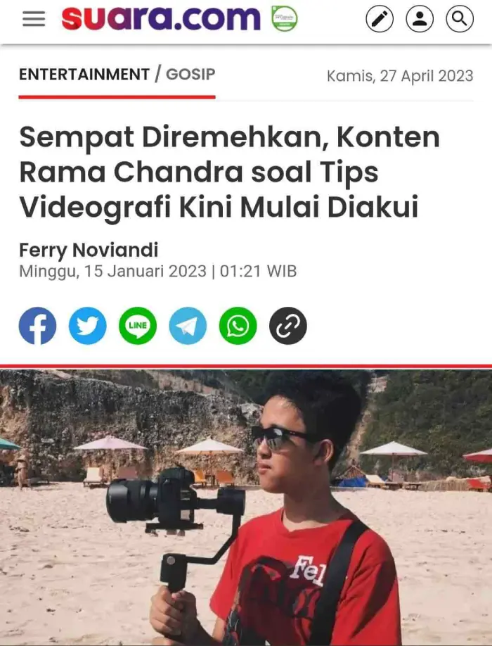 press release rama chandra kapanlagi.com